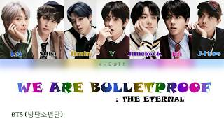 BTS - We Are Bulletproof: The Eternal letra [Color coded Han/Rom/Esp]