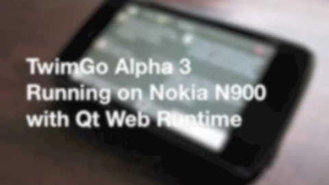 TwimGo Twitter client for Nokia N900 (Alpha 3)