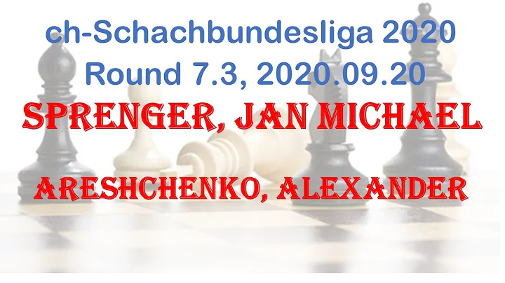 Sprenger, Jan Michael - Areshchenko, Alexander, ch...