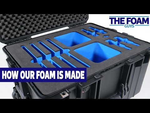 How Our Custom Foam For Cases Is Made - The Foam Guys