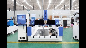 Auto tools changing - Stone ATC Cnc Router With Rotary Axis