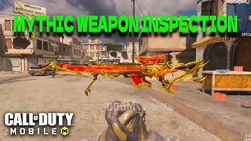 🥵Mythic DLQ33 Gameplay + Weapon Inspection + Reload Animation in COD Mobile