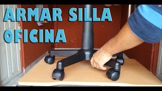 Como armar una silla de oficina