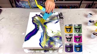 # 518  NEW Recipe for a Dutch Pour using TLP Pigments!  Acrylic Pouring