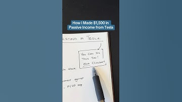 How I made $1,500 in passive income by writing a covered call contract against my Tesla shares: