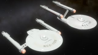 USS Niantic v TOS Enterprise Size Comparison