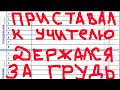 САМЫЕ УПОРОТЫЕ ЗАПИСИ в ШКОЛЬНЫХ ДНЕВНИКАХ - ПРИСТАВАЛ к УЧИТЕЛЮ!