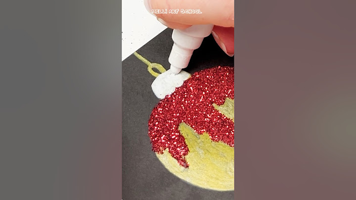 Christmas Ball with Glitter Technique ✨ #creative #shorts #diy