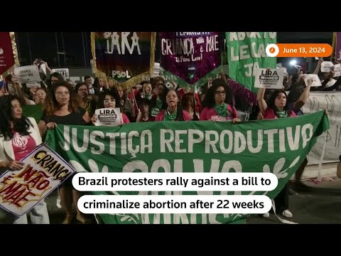 Brazil protesters angry over 'urgent' abortion bill | REUTERS