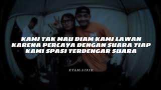 SUARA - tuan tiga belas ft gavendri ( Lirik Video )