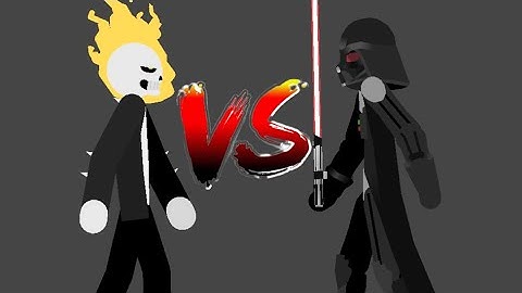 Ghost Rider vs Darth Vader (Stick Nodes Animation)