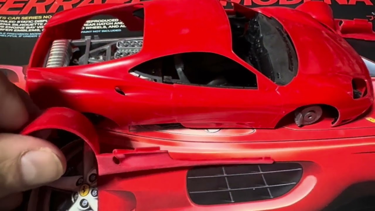 Tamiya 1/24 Ferrari 360 Modena Build Guide: From Disassembled