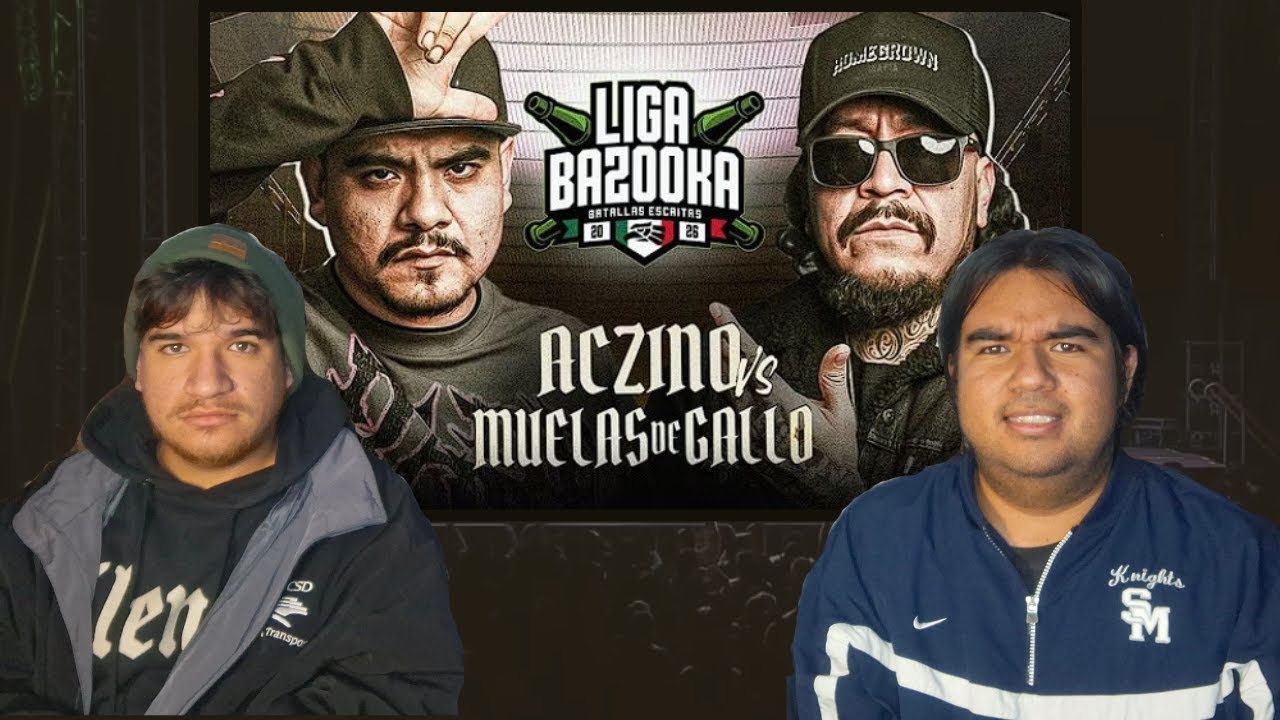 Raperos reaccionan a Aczino vs Muelas de Gallo | Liga Bazooka México