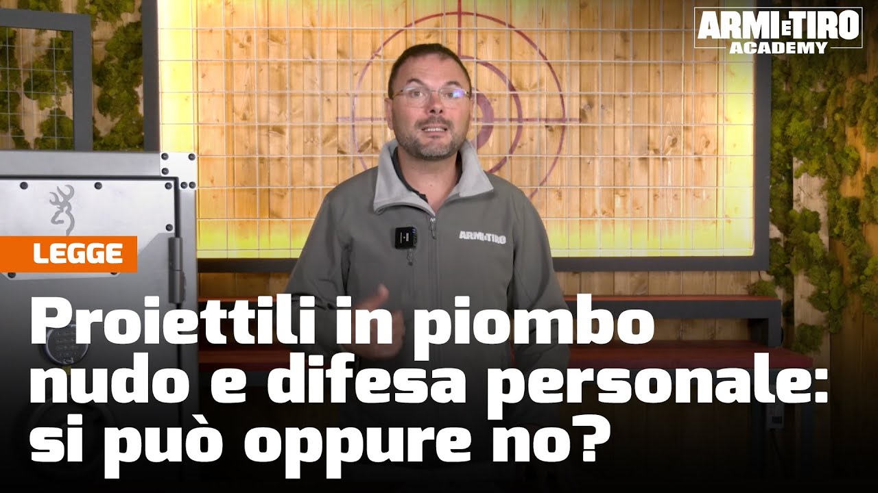 Proiettili in piombo nudo e difesa personale: si può oppure no? - Armi e Tiro Academy