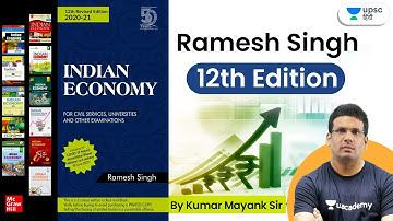Complete Ramesh Singh | Economics by Kumar Mayank Sir | UPSC CSE