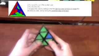 Tutorial - Pyraminx LBL Last Layer Algorithms - /u/thesuperalex