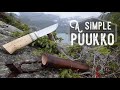 Making a simple Puukko with Saami style carvings