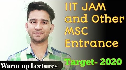 IIT JAM, DU, BHU, JNU, PU MSC Physics Entrance Exam Lectures in Hindi