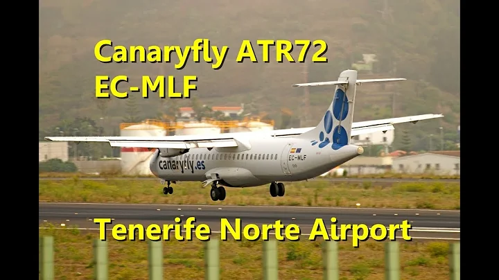 CanaryFly ATR72-200 EC-MLF Landing & Take Off @ Tenerife Norte Airport