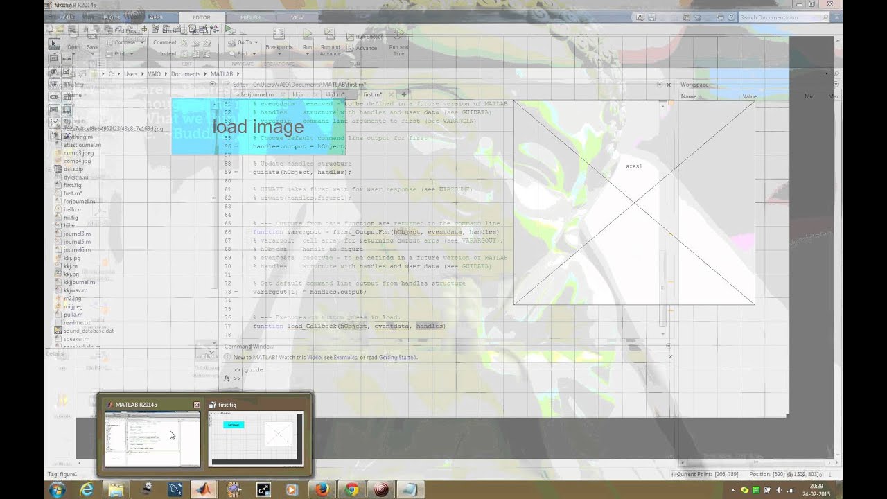 MATLAB Basic image Processing using GUI - YouTube