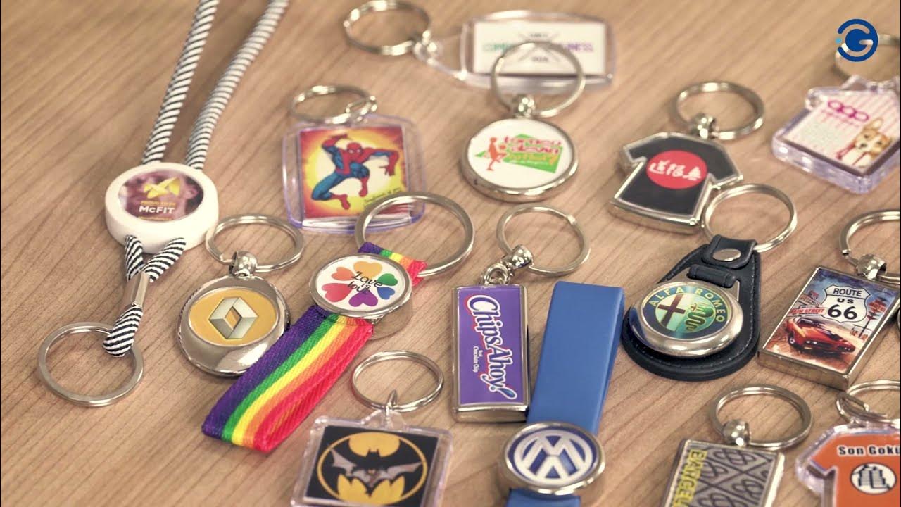 How to make keyrings with C50 machine? YouTube