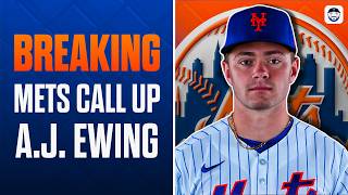 BREAKING: Mets Call UP Top Prospect AJ Ewing (Mets News)