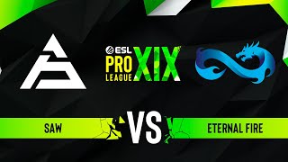 sAw vs. Eternal Fire - Map 2 [Nuke] - ESL Pro League Season 19 - Group A