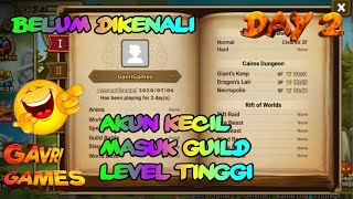 Day 2 Akun Kecil Masuk Guild Level Tinggi Summoners War