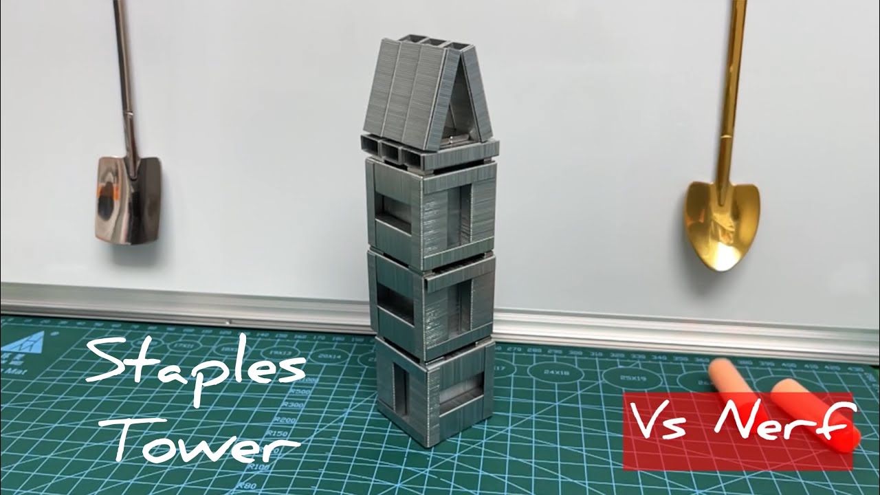 How to Build a STAPLES TOWER 🗼 YouTube