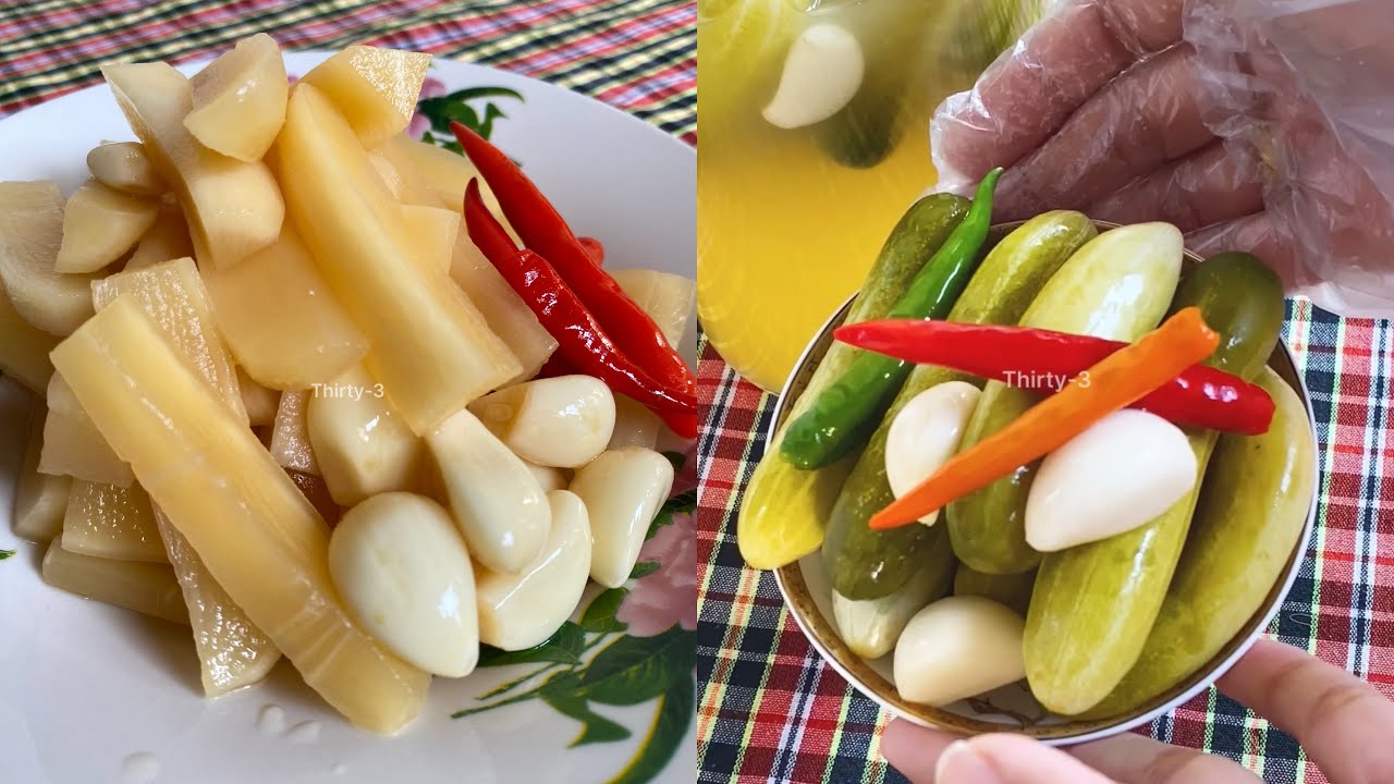 របៀបធ្វើជ្រក់ឆ្ងាញ់ៗ ៤មុខ #eating #food #cambodianfoodtour #cooking #foodie #recipe 