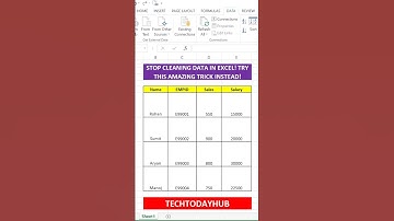 Stop Cleaning Data in Excel! Try this Amazing Excel Trick Instead! #exceltips #exceltricks #shorts
