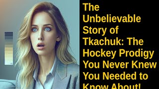 The Unbelievable Story of Tkachuk: The Hockey Prodigy You Never Knew You Needed to Know About!