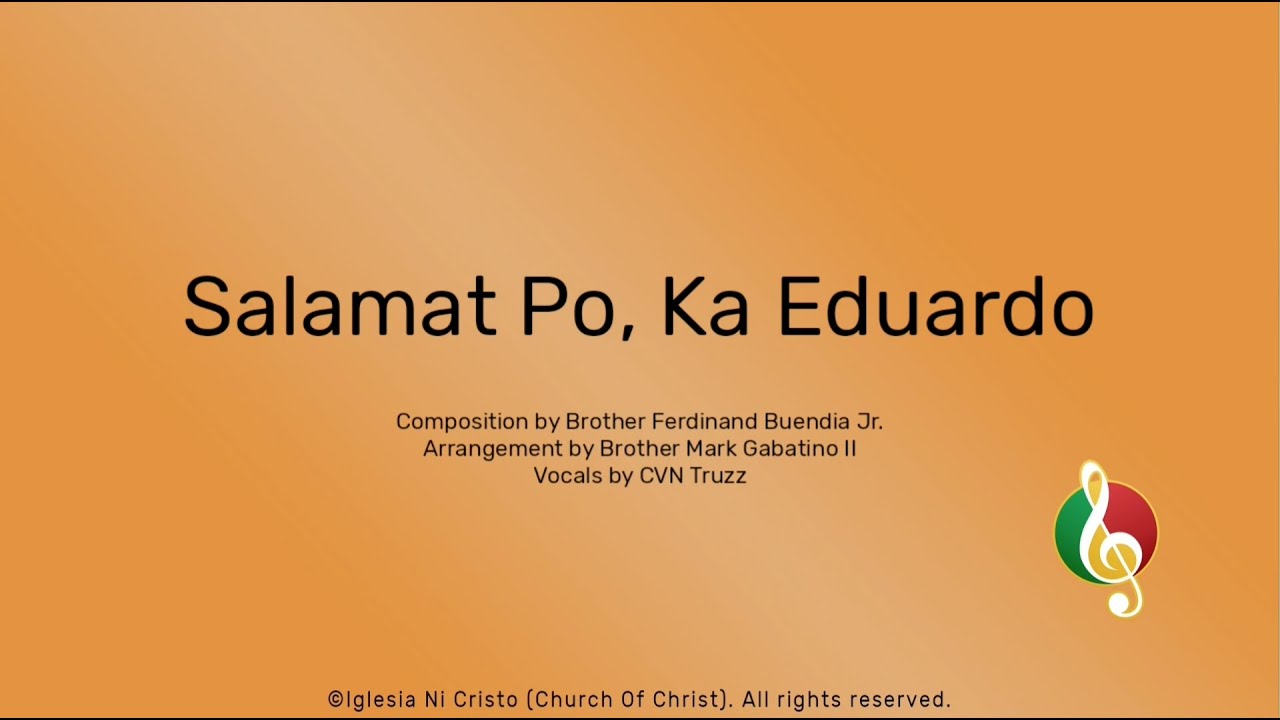 Salamat Po Ka Eduardo