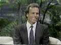 Julio Iglesias Libra 1985. Johnny Carson Show En Vivo