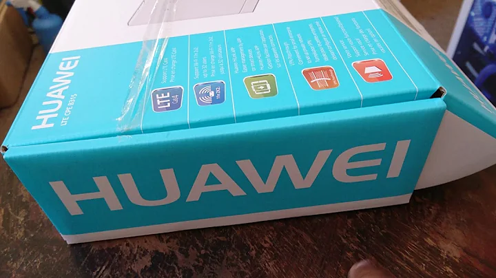 Huawei LTE B315 Unboxing Part 1