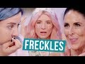 Trying Types of Fake Freckles w/ Mr. Kate (Beauty Break)