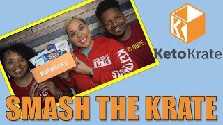 Smash the Krate | Trying everything in the February 2023 Keto Krate