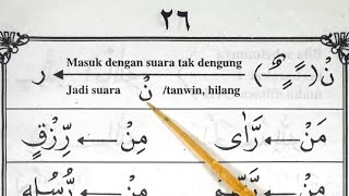 Belajar Baca Iqro 5, Bagian 12 (Hal 26 - 27). Cara Cepat dan Mudah Baca Iqro 5