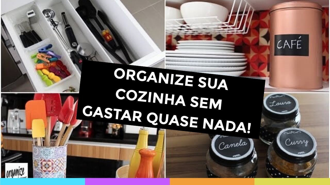 COMO ORGANIZAR A COZINHA COM IDEIAS BARATAS E SUSTENTÁVEIS | Organize sem Frescuras