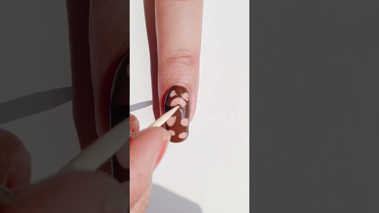 Easy drag marble nail art without water 💅