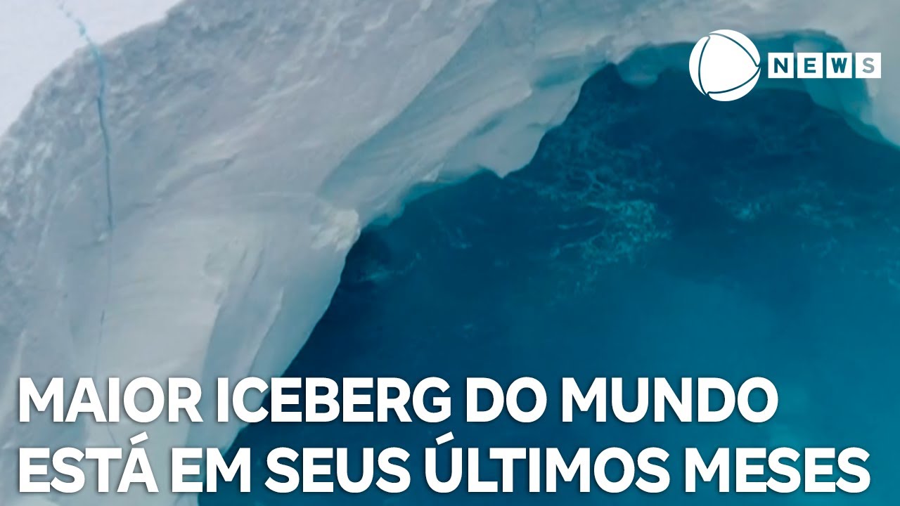 Maior iceberg do mundo pode estar nos últimos meses