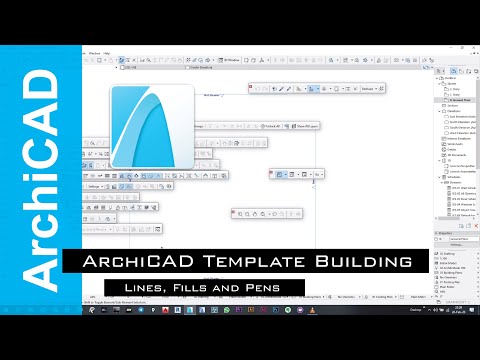 How to Create an ArchiCAD Templete | Part 02-06 | Lines, Fills and Pens ...