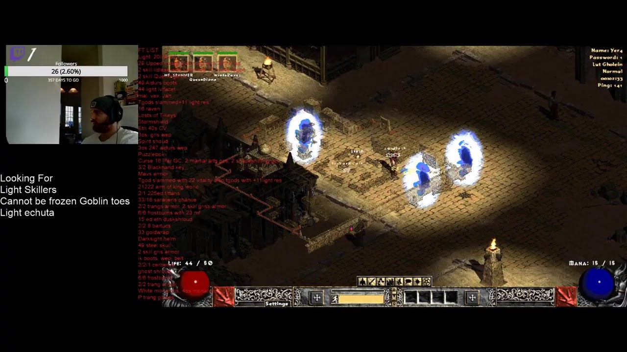 (Project Diablo 2) New char!!! YouTube
