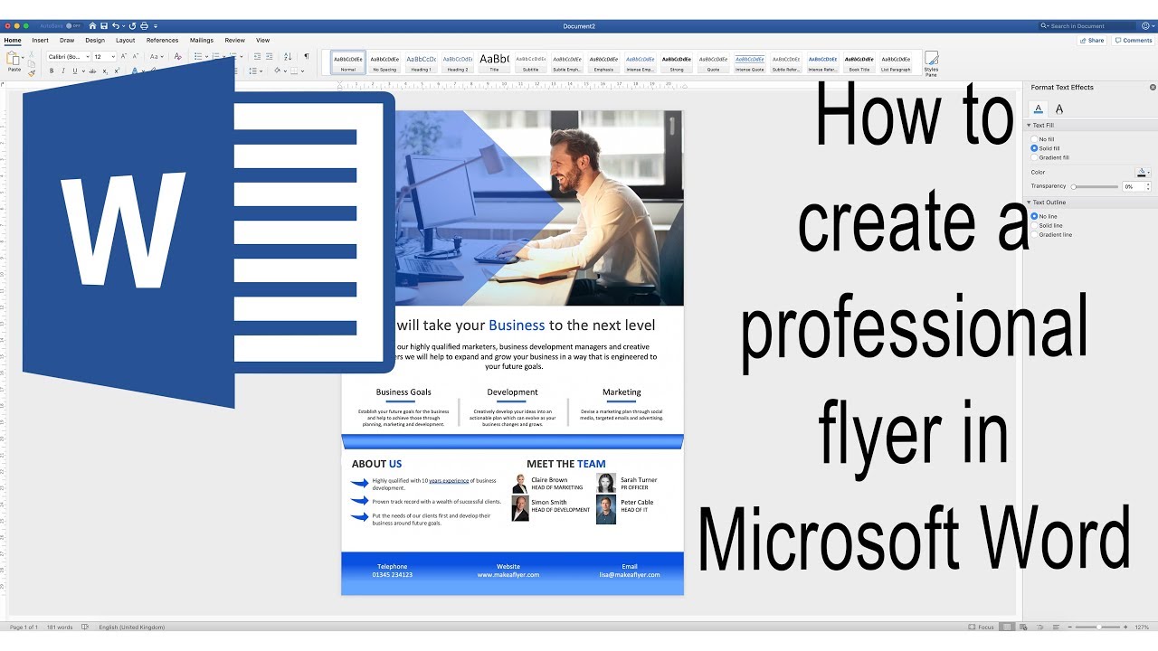 research poster fonts in office 365