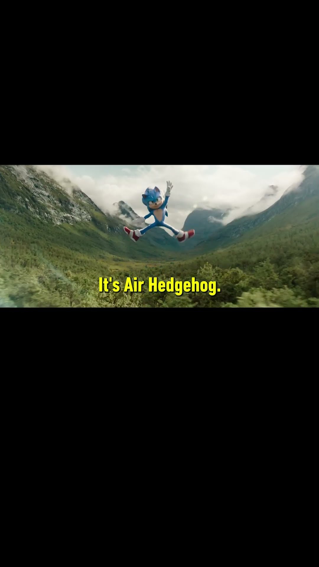 Team Sonic does a race in #SonicMovie3