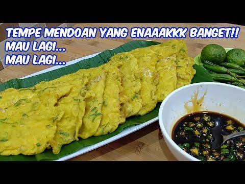 Masakan Bunda RESEP TEMPE MENDOAN YANG ENAK! COCOK UNTUK MENU BUKA PUASA Yang Enak Dimakan