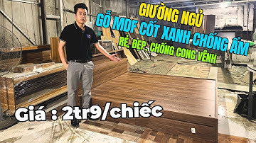 Giường ngủ gỗ MDF óc chó sang trọng có ngăn kéo GNTD16
