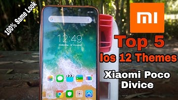 Top 5 IOS 12 Themes For Miui Device | 100% Same Like IOS | Poco Redmi Device
