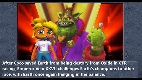 Crash Nitro Kart, Team Bandicoot part 1.