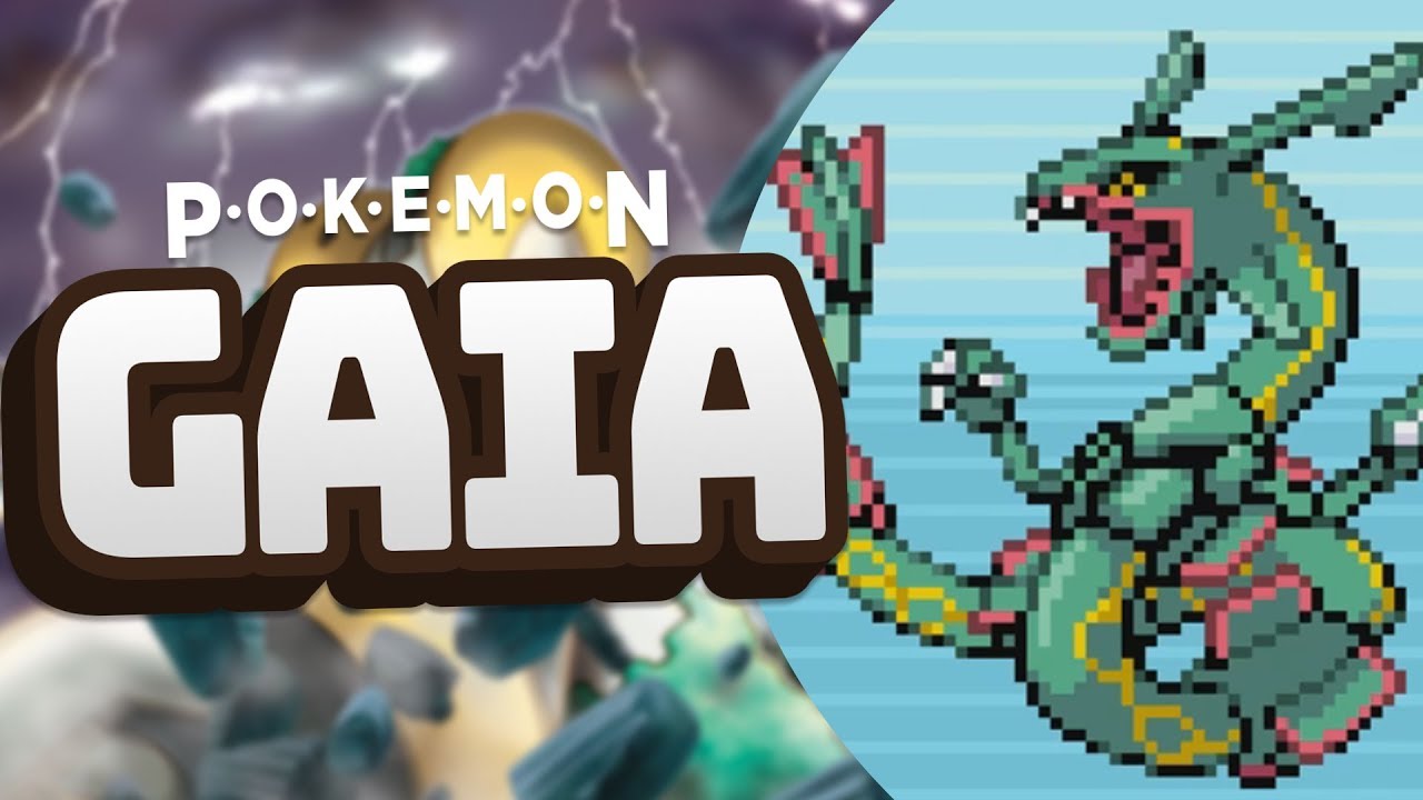 CAPTURANDO O RAYQUAZA Pokémon Gaia (HACK ROM GBA +DOWNLOAD) YouTube